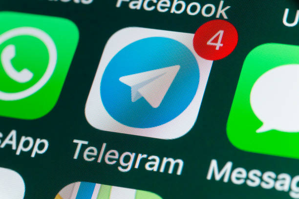 Imagem do ícone do Telegram no celular