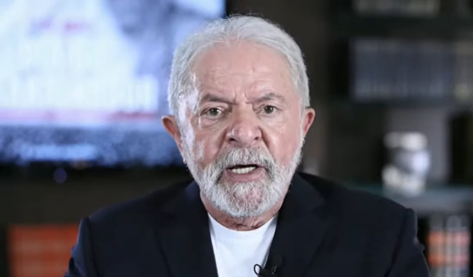 O ex-presidente Lula durante entrevista a uma rádio do Ceará, em fevereiro de 2022. Reprodução: Youtube/Lula