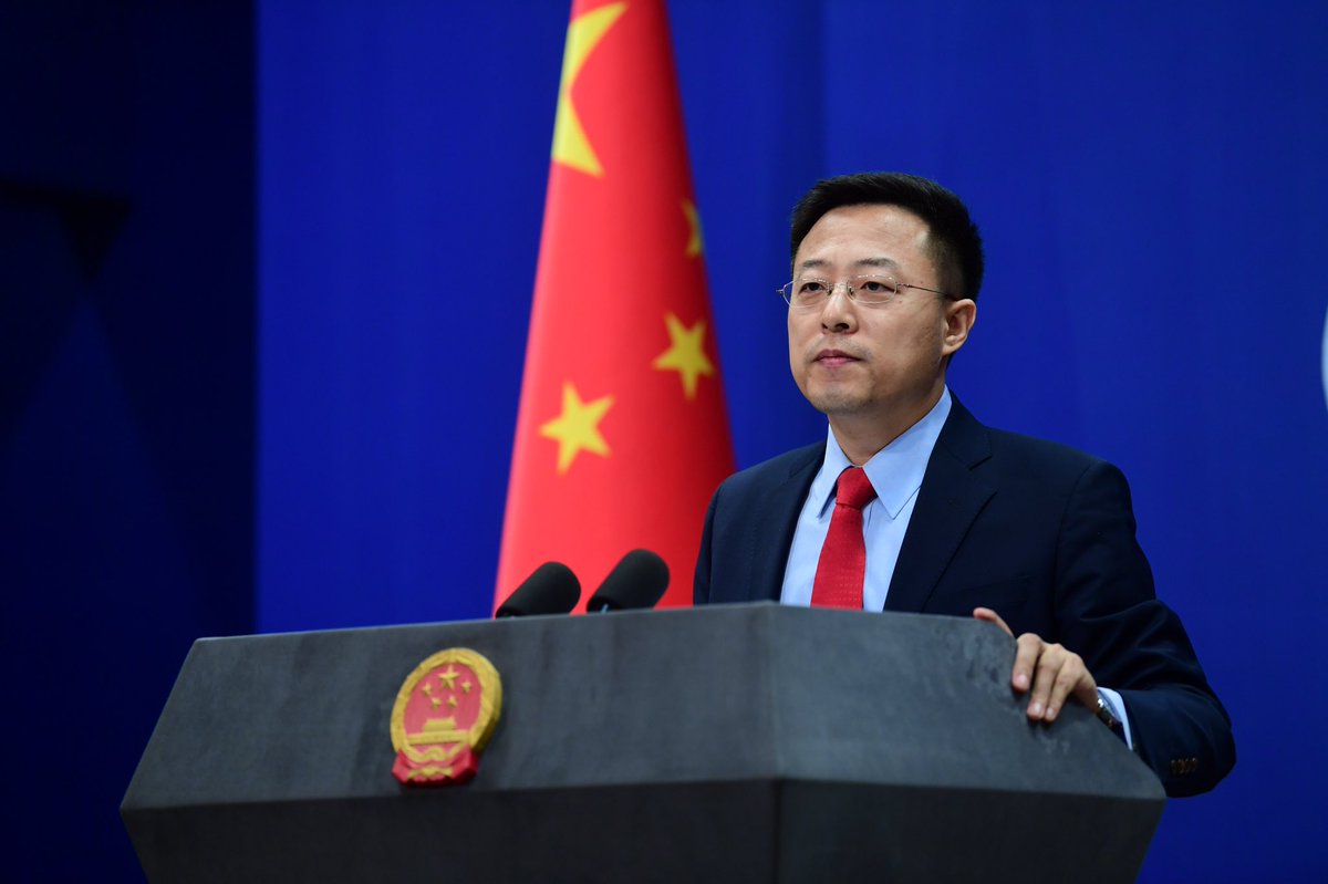 Zhao Lijian (foto: Xinhua)