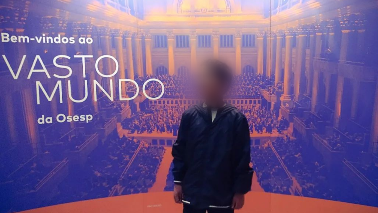 Heitor, quando chegou na Sala São Paulo para o concerto da OSESP - Foto: Arquivo Pessoal/Facebook