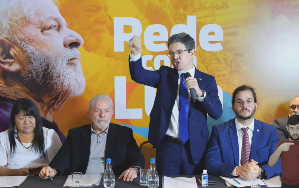 Rede declara apoio oficial à candidatura de Lula em 2022. Foto: Reprodução/Youtube