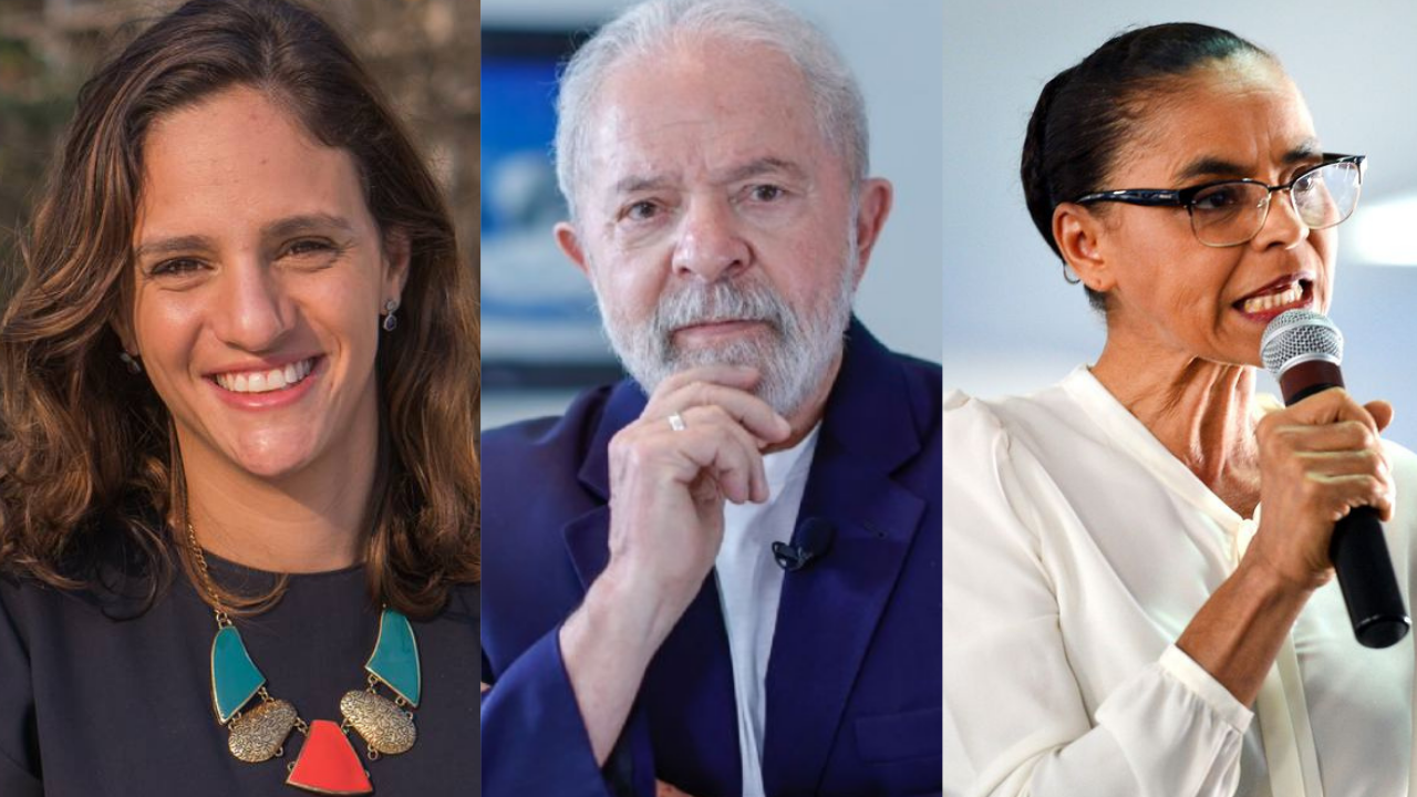 Marina Helou, Lula e Marina Silva: deputada e ex-ministra resistem ao "personalismo" no apoio da Rede à candidatura de Lula
