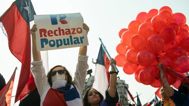 Povo do Chile rechaça nova Constituição