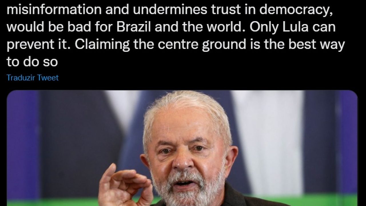 The Economist diz que democracia decai e critica Bolsonaro e Lula