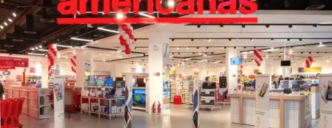 Fachada das lojas Americanas