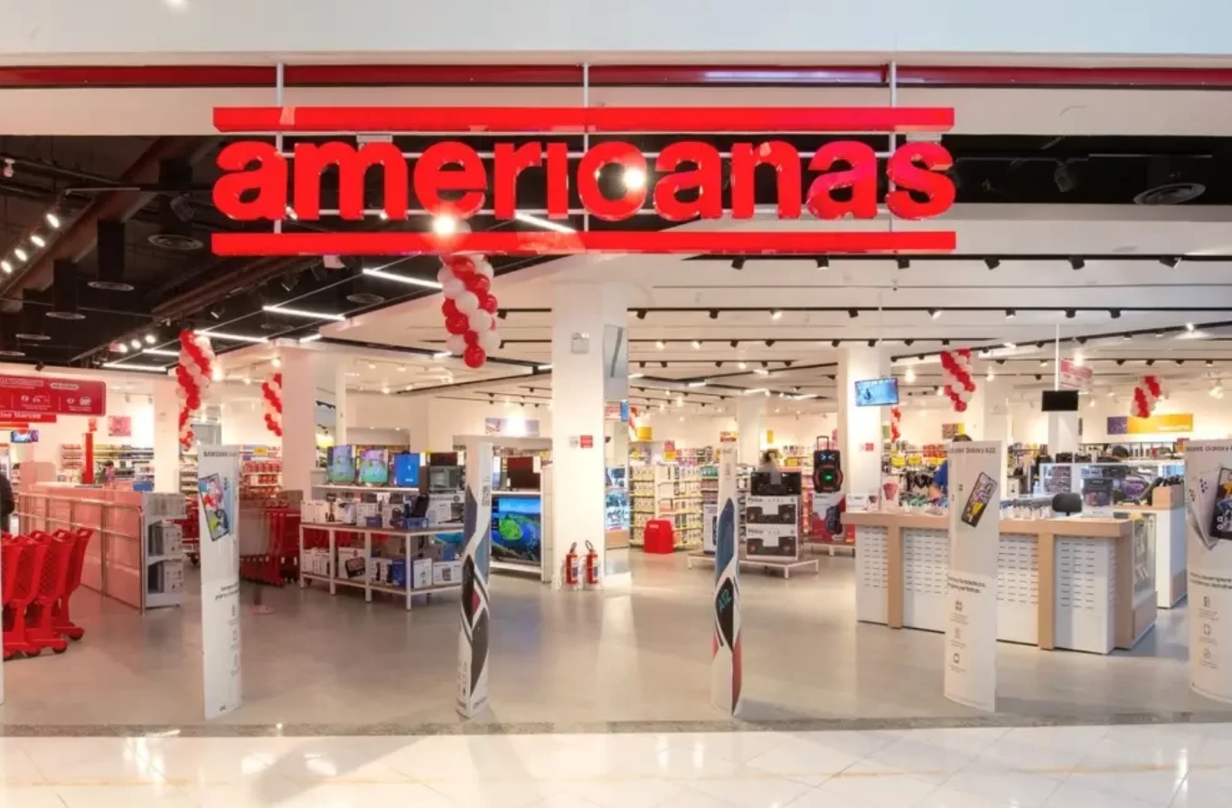 Fachada das lojas Americanas