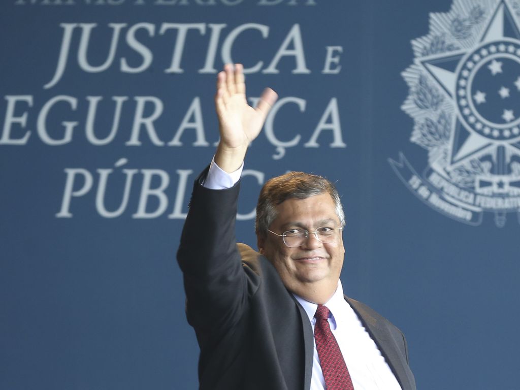 Solenidade de transmissão de cargo a Flávio Dino como ministro da Justiça e Segurança Pública. Foto: Agência Brasil