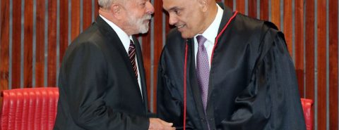 Lula e Alexandre de Moraes. Foto: Fabio Rodrigues-Pozzebom/Agência Brasil