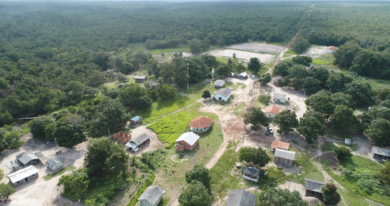 fazenda em terras indígenas