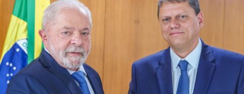 Lula e Tarcísio de Freitas