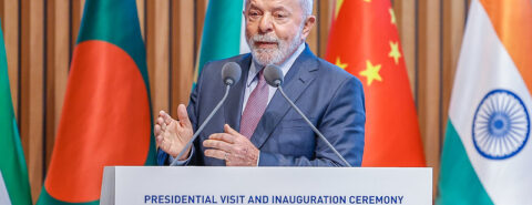 Lula em Xangai.