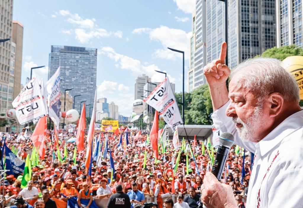 Lula no 1º de Maio de 2023