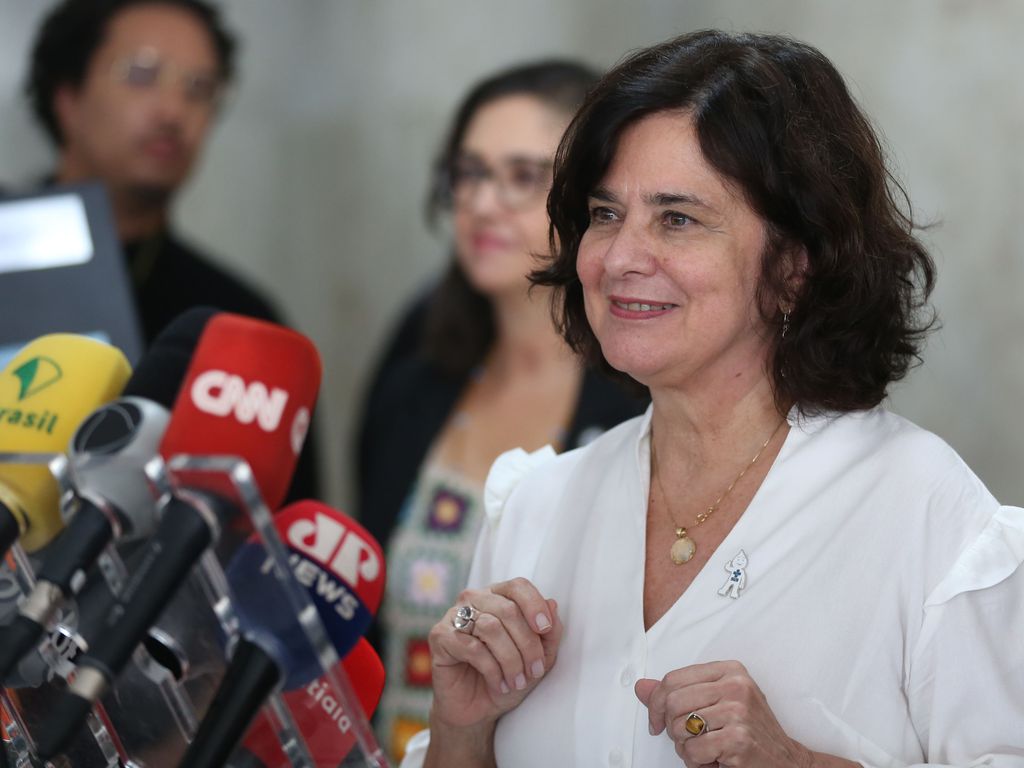 Nísia Trindade, ministra da Saúde. Foto: José Cruz/ Agência Brasil