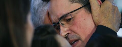 Deltan Dallagnol quase chorando apos cassação