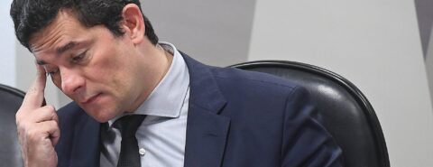Sergio Moro, ex-juiz da Lava Jato, corre risco de perder o mandato de senador, assim como aconteceu com Deltan Dallagnol? Foto: Agência Senado