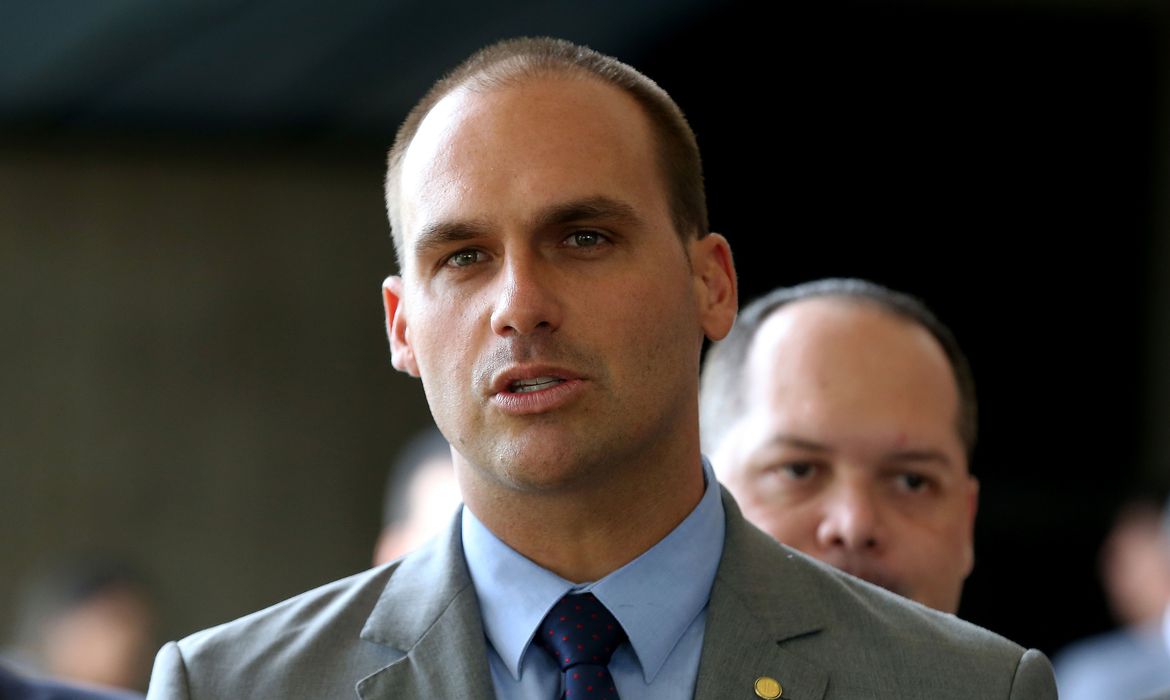 O deputado Eduardo Bolsonaro