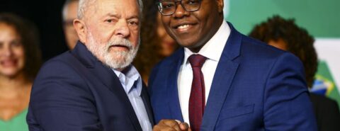 O presidente Lula e o ministro dos Direitos Humanos, Silvio Almeida. Foto: Marcelo Camargo/Agência Brasil