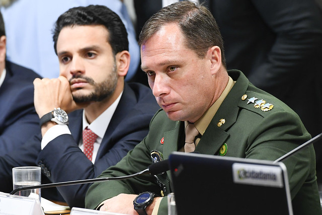 Tenente-coronel Mauro César Barbosa Cid. Foto: Marcos Oliveira/Agência Senado