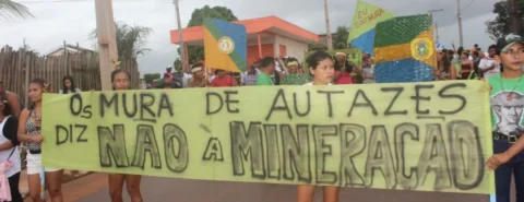 O povo Mura se opõe à exploração de minérios em suas terras e à presença da Potássio Brasil na região. Foto: Cimi Regional Norte 1