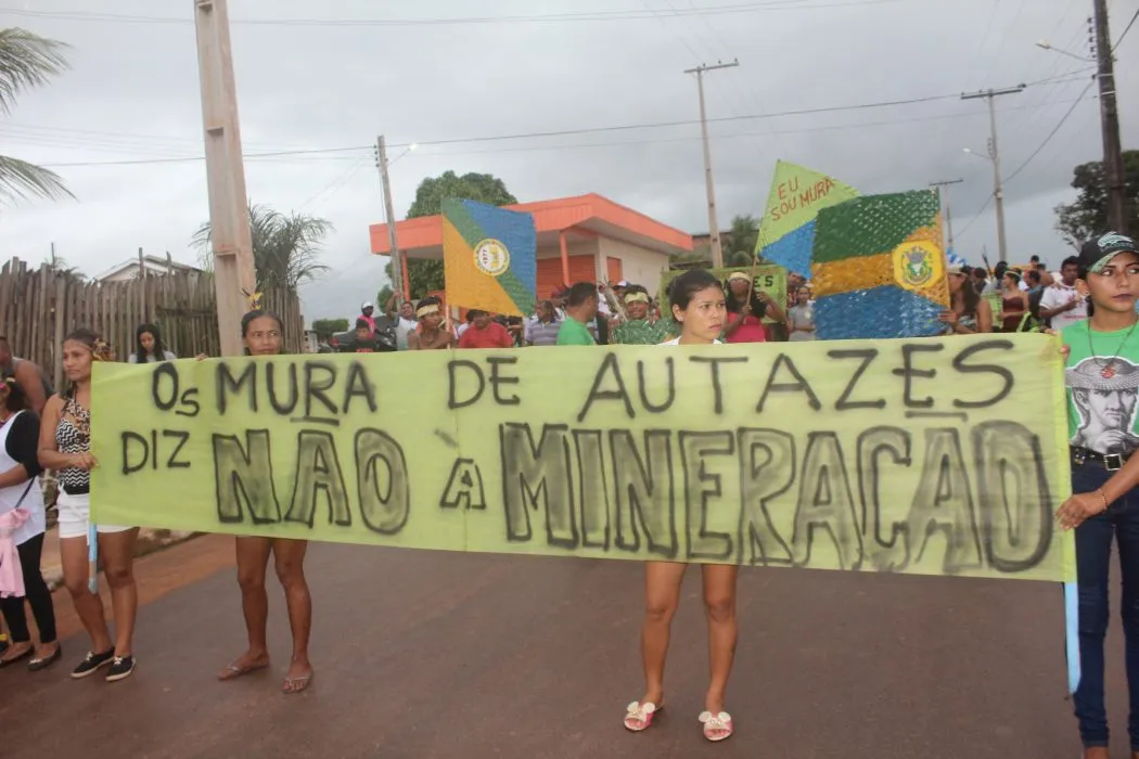 O povo Mura se opõe à exploração de minérios em suas terras e à presença da Potássio Brasil na região. Foto: Cimi Regional Norte 1