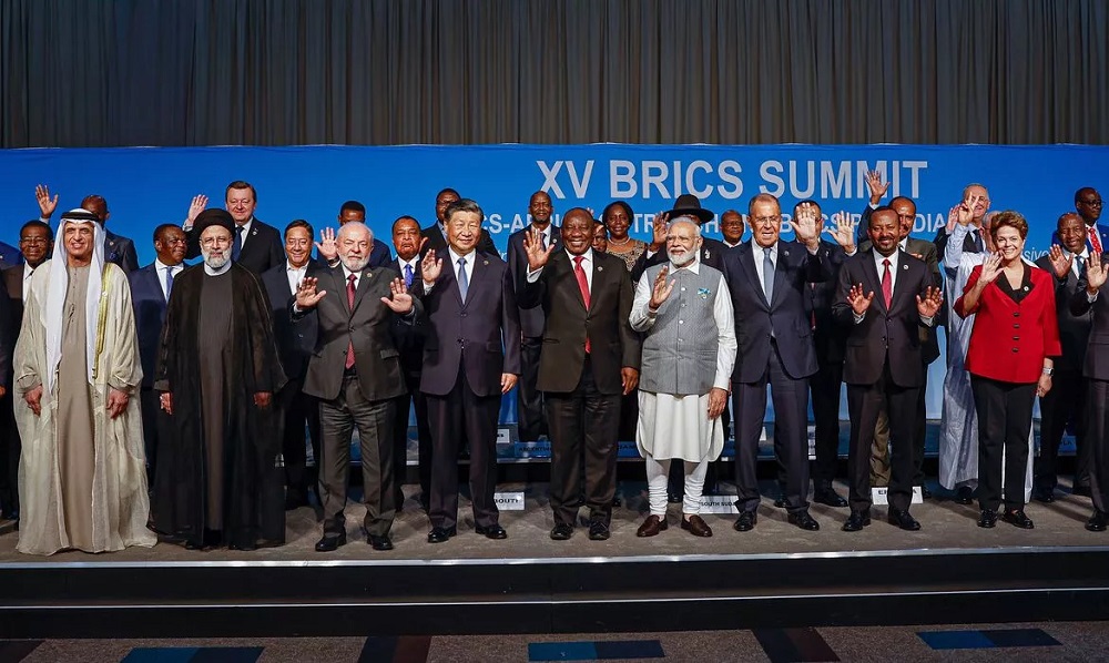 Foto oficial da 15ª Reunião do BRICS [Ricardo Stuckert/PR]