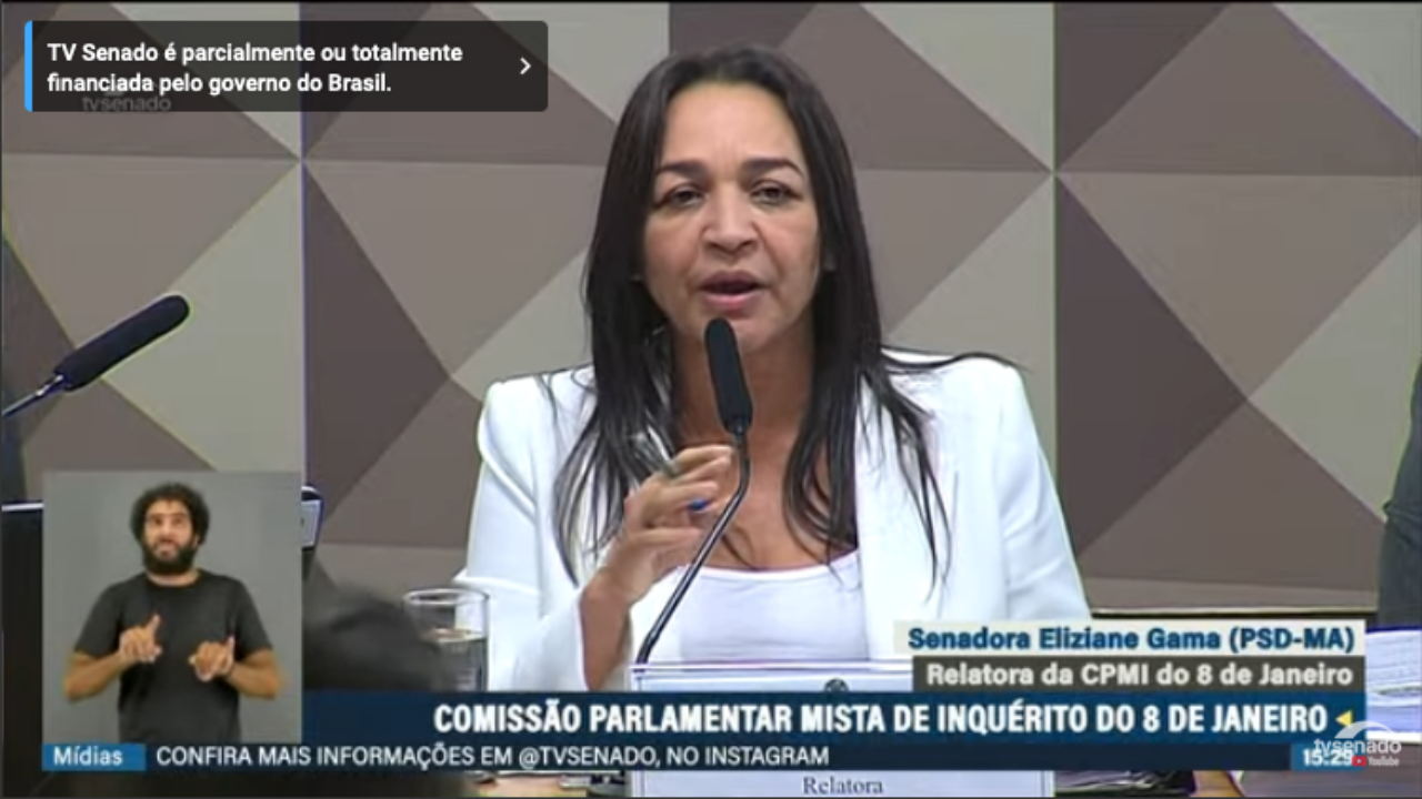 CPMI 8 de Janeiro  TV Senado 