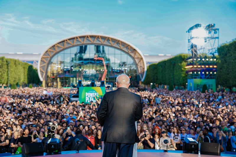 22.06.2023 - Presidente da República, Luiz Inácio Lula da Silva, durante discurso no evento “Power Our Planet”.