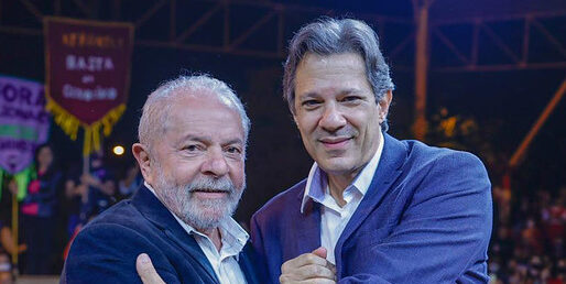 Lula e Fernando Haddad, pré-candidato do PT ao governo de São Paulo. Pesquisa Genial/Quaest de maio de 2022 mostra que ambos são favoritos em São Paulo. Foto: Ricardo Stuckert