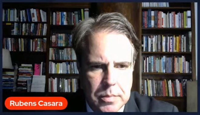 O juiz Rubens Casara em entrevista ao canal TVGGN