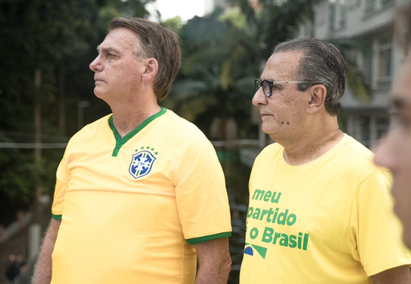 Jair Bolsonaro e Silas Malafaia, o pastor que organizou ato na Av. Paulista. Foto: Divulgação via Silas Malafaia