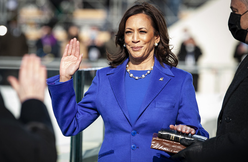 A vice-presidente dos EUA, Kamala Harris. Foto: Flickr/Departamento de Estado USA