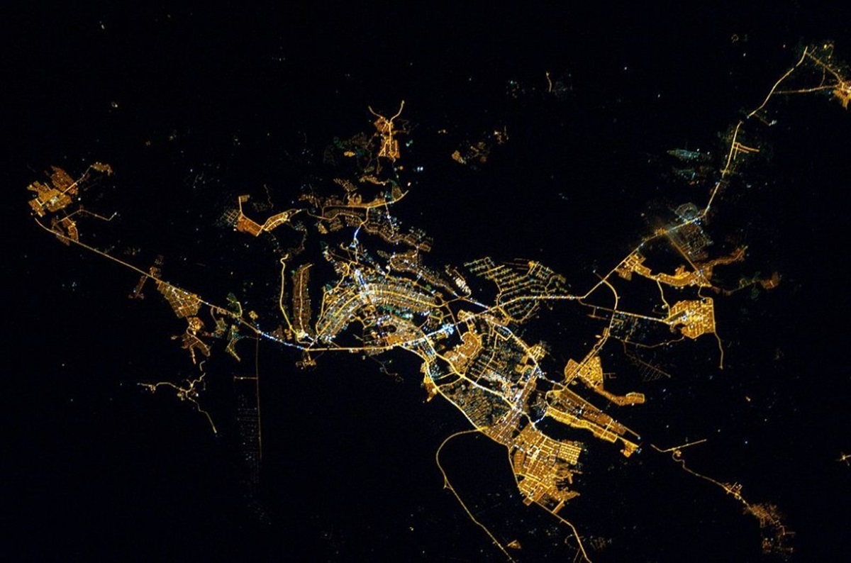 Brasília fotografada pela NASA