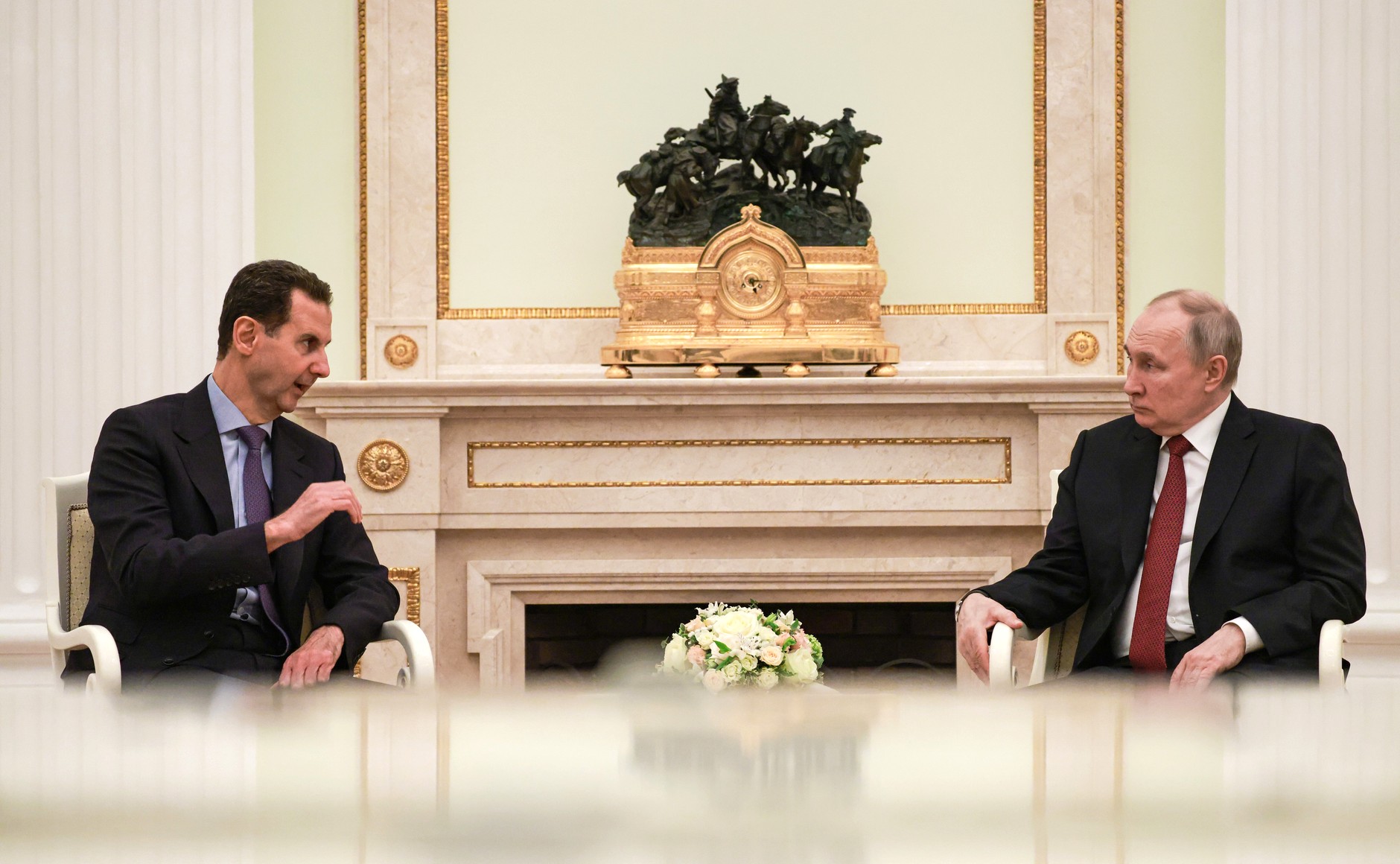 O presidente russo Vladimir Putin e o presidente sírio Bashar al-Assad - Foto: Vladimir Gerdo, TASS