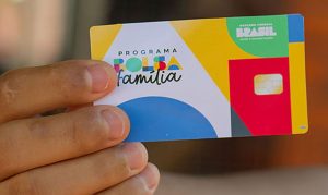 Cartão do programa Bolsa Família