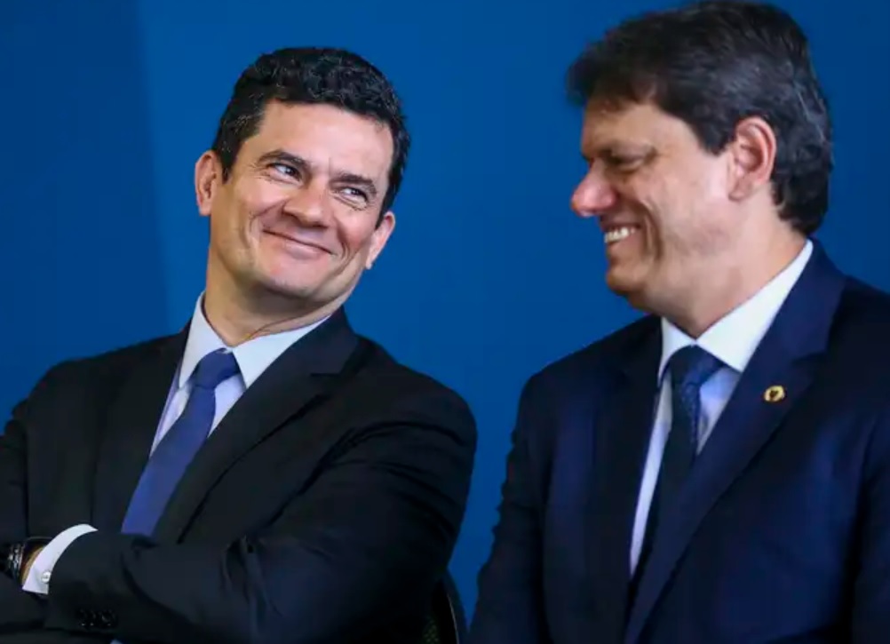 Sergio Moro e Tarcísio de Freitas