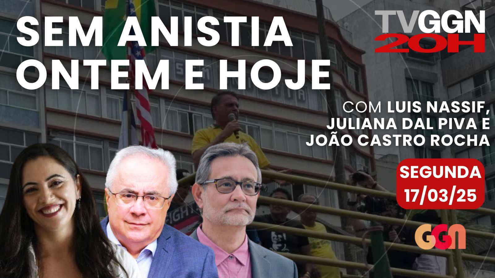 Nassif entrevista Juliana Dal Piva e João Cezar de Castro Rocha nesta segunda (17)