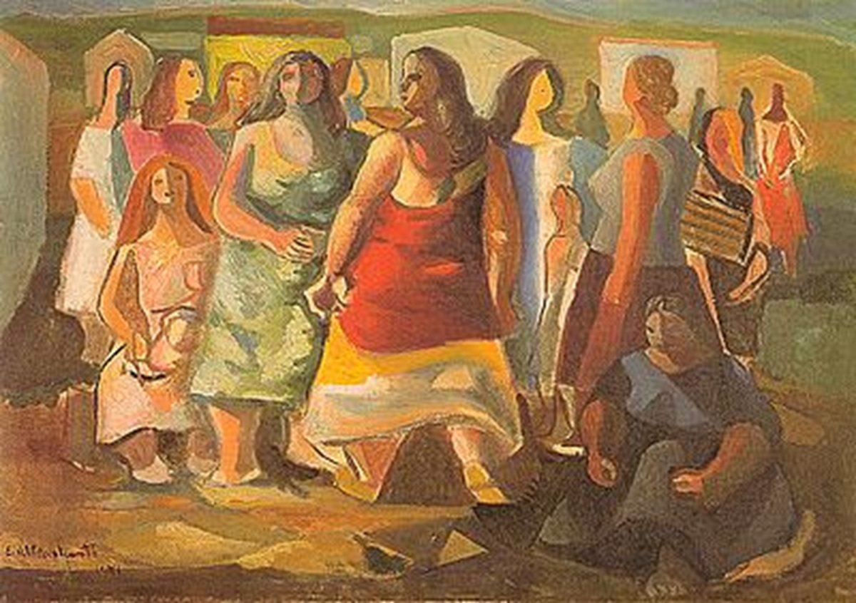 Mulheres protestando - Di Cavalcanti