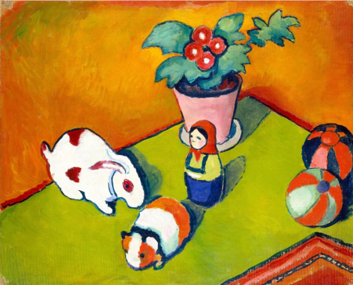 August Macke. Walterchens Spielsachen, 1912.