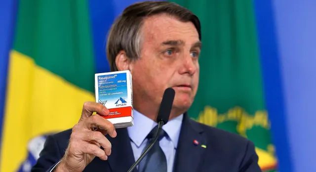 Jair Bolsonaro defendeu abertamente uso de medicamentos comprovadamente sem eficácia contra Covid-19. | Foto: Carolina Antunes/Presidência da República