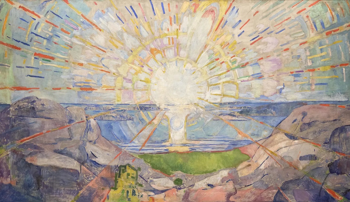 Edvard Munch, O sol (1911)
