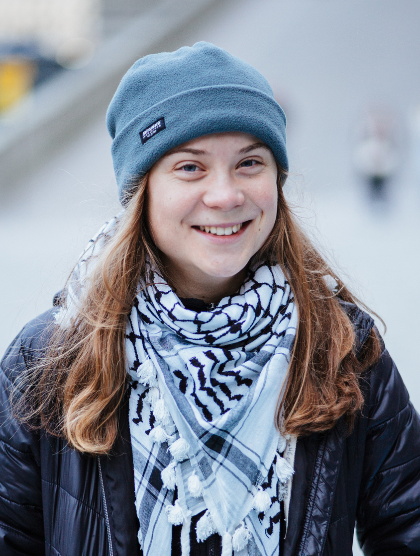 Greta Thunberg, ativista sueca. Foto: Kushal Das - via Wikipedia