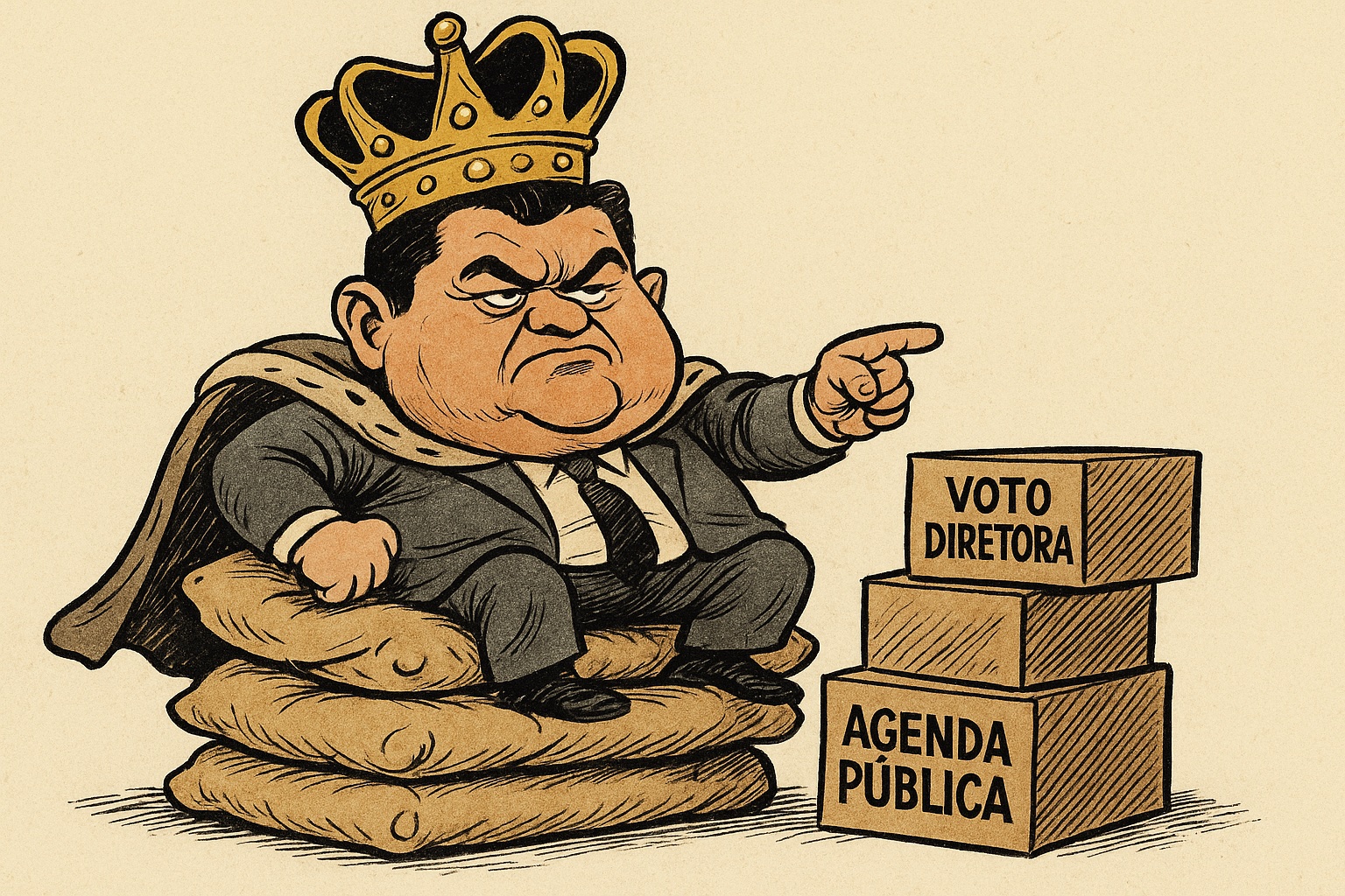 Realeza em cima da política