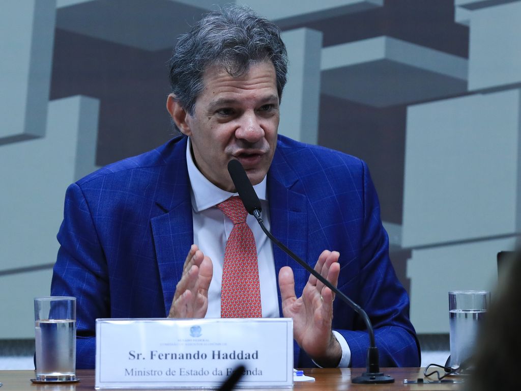 Fernando Haddad, ministro da Fazenda.  Foto: Lula Marques/ Agência Brasil.