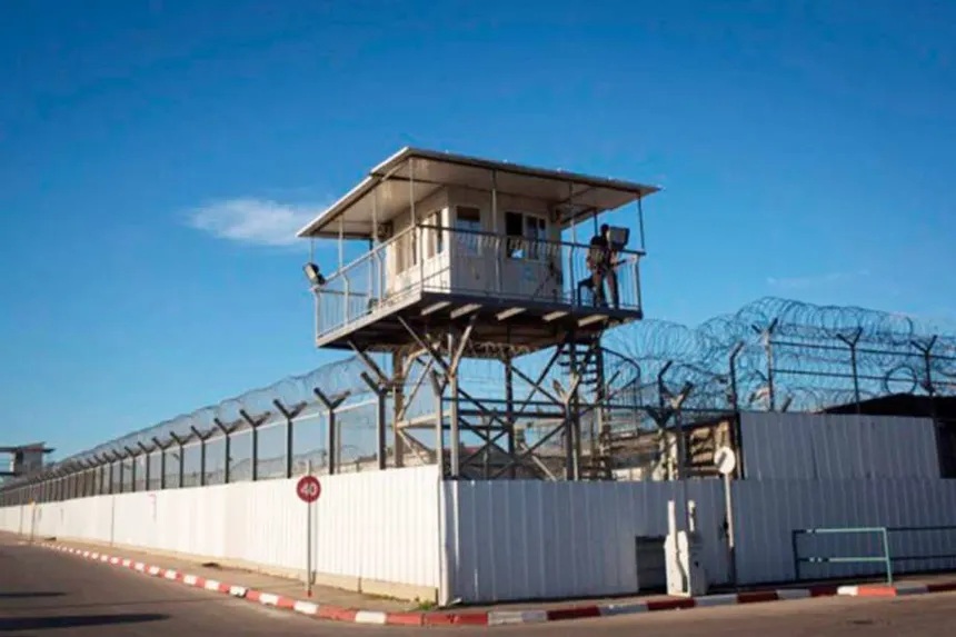 Campo de concentração de Megiddo, em Israel. (Foto: Reprodução/X)