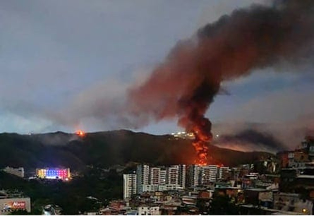 Caracas sob ataque - Reprodução