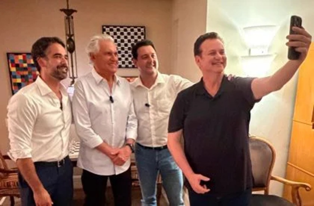 Leite, Caiado, Ratinho e Kassab - Reprodução