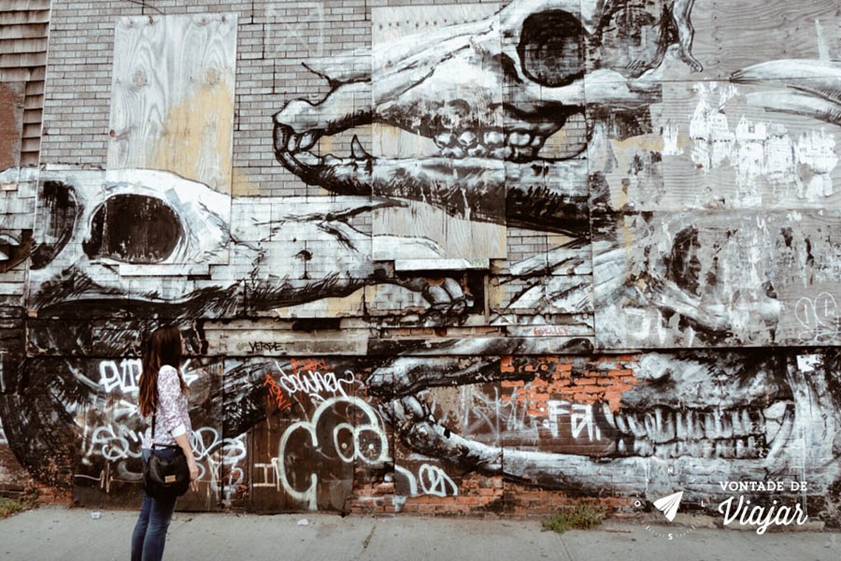Grafite no Brooklyn - Nova York - reprodução do site Vontade de Viajar