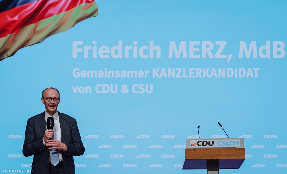 Friedrich Merz, primeiro-ministro da Alemanha. Foto: @CDU/Fotos Públicas