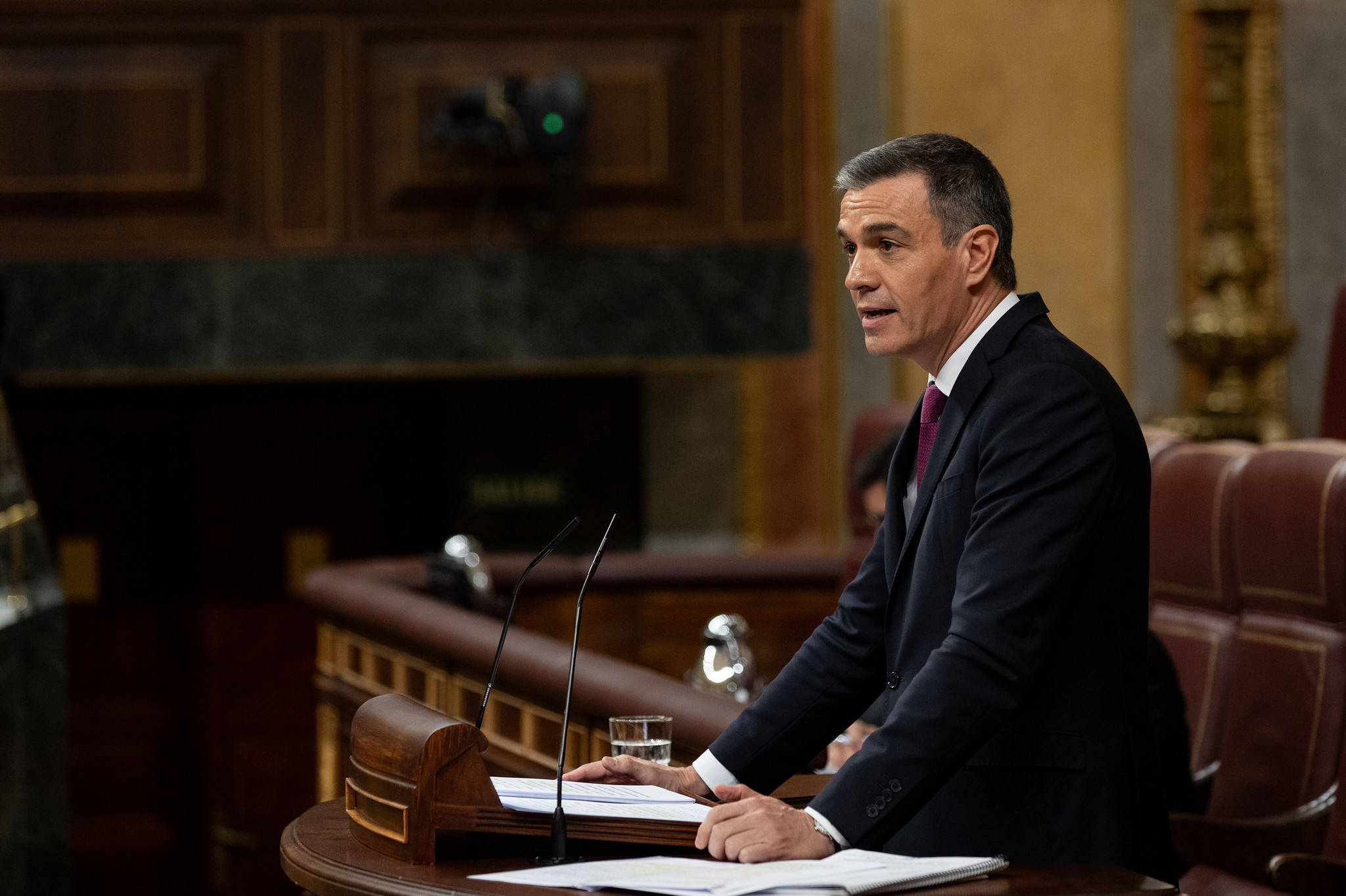 Pedro Sánchez, primeiro-ministro da Espanha. Foto: Eugênia Morago - via fotospublicas.com