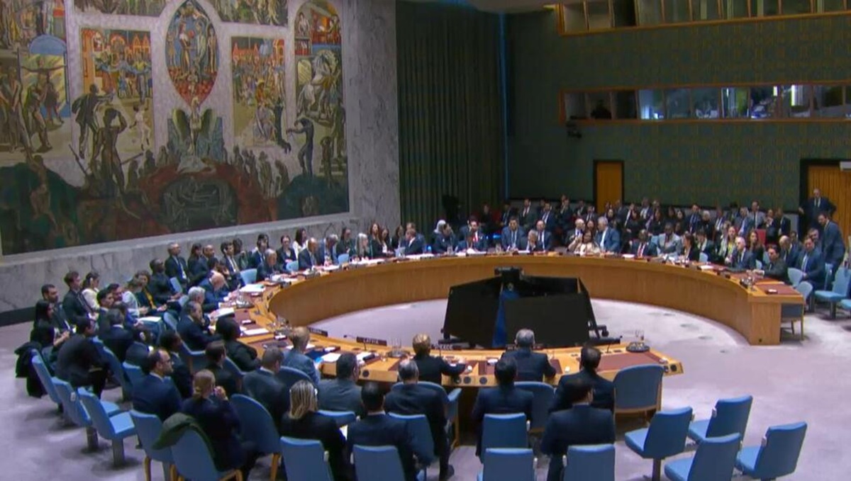 Foto da ONU/Eskinder Debebe - Diplomatas se reúnem no Conselho de Segurança da ONU para discutir a crise em rápida evolução no Irã e em toda a região do Oriente Médio.